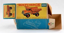 Matchbox Regular Wheels 28D Mack Dump Truck leere originale "F" Box