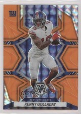 2022 Panini Mosaic Reactive Orange Mosaic Prizm Kenny Golladay #147 2l4