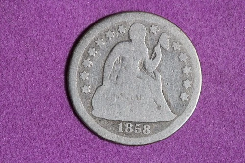 ESTATE FIND 1858 O Seated Liberty Dime #K59864