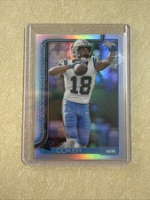 Jalen Coker 2025 Topps Chrome #39 Refractor