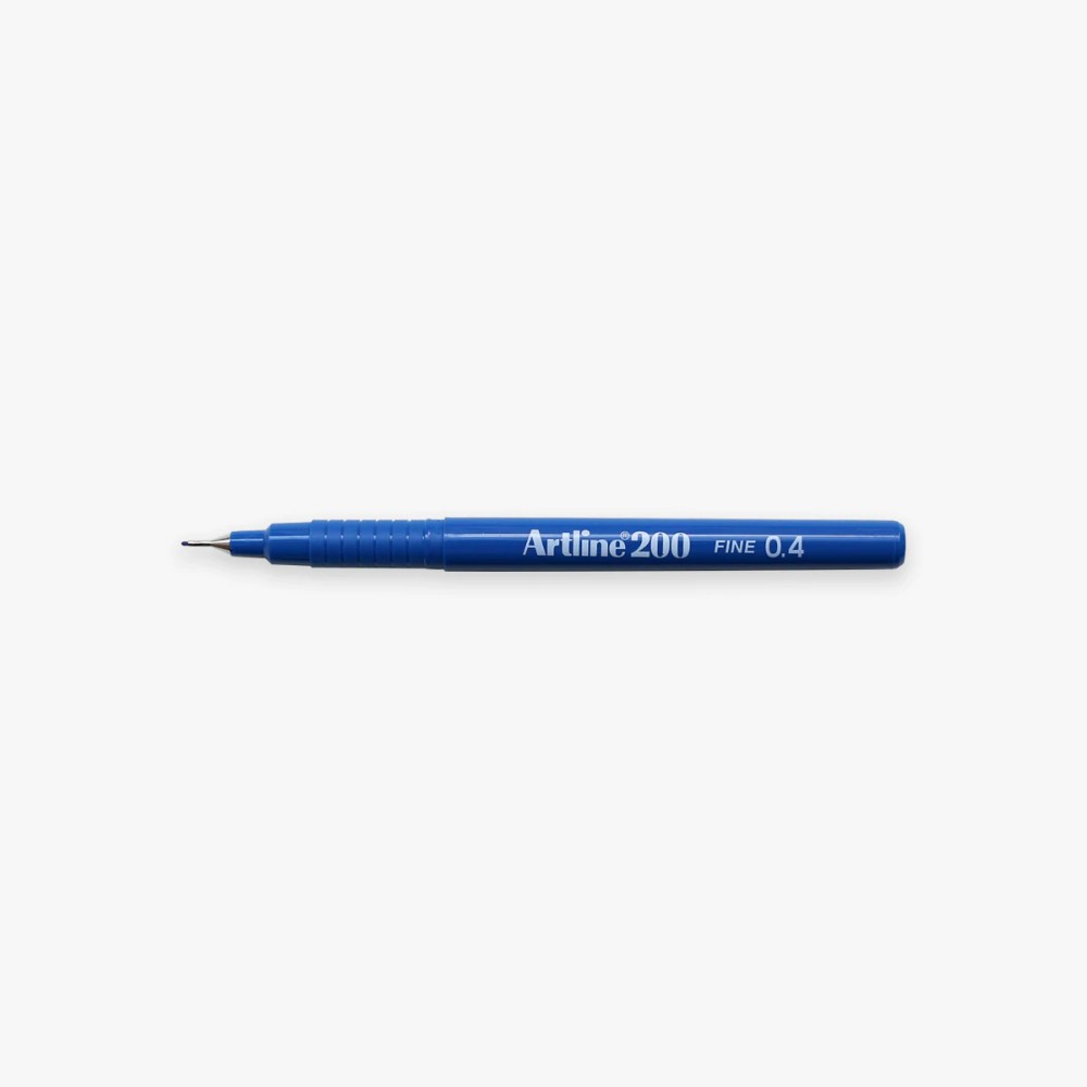 Artline 200 Royal Blue Fineliner Technical Drawing Pen Extra Fine Pack of 12