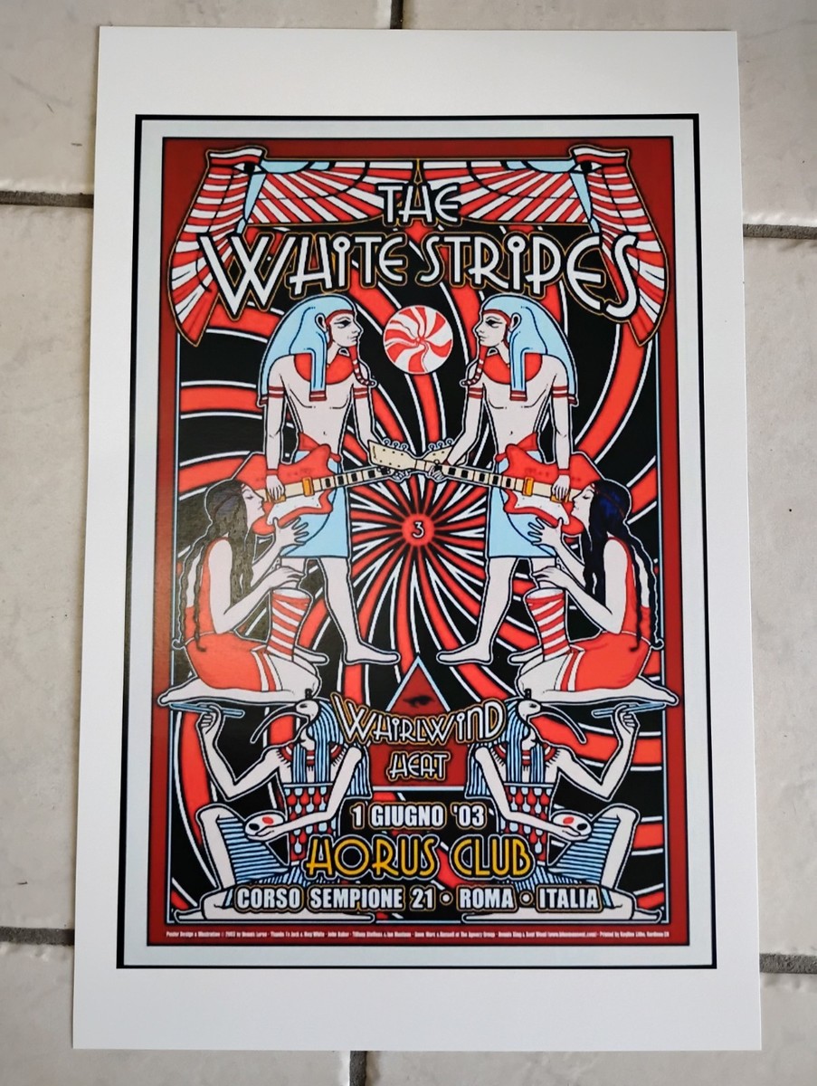 2003 THE WHITE STRIPES CONCERT POSTER WALL ART PRINT SIZE
