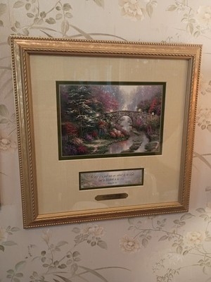 Rare Stillwater Bridge Kincaid Bridge Of Faith  Psalm 37:23 COA