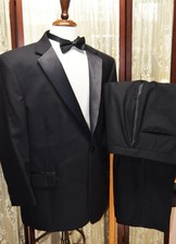  Mint Jos A Bank 46 S black 1 vent 100 wool gentlemans dinner tuxedo suit y4j0