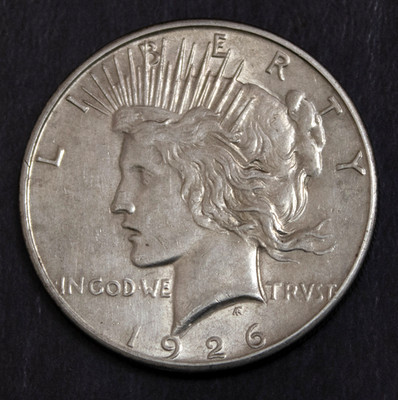 1926 S Peace Dollar AU..........................Lot 6149
