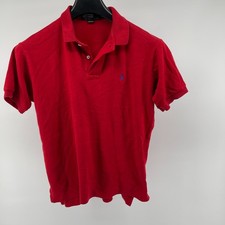 Vintage Polo Ralph Lauren Polo Shirt Mens Large Red Made in USA