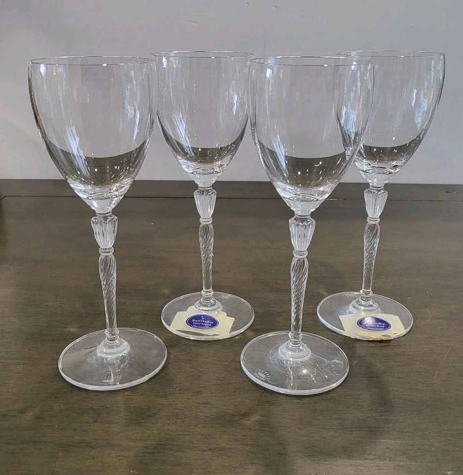 Copas de vino Royal Doulton Oxford platino (juego de 4) (6 oz) Foto 2 de 4