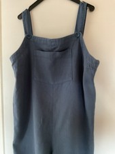 SEASALT CORNWALL Women's Water Meadow Jumpsuit UK 14 Wide-Leg 