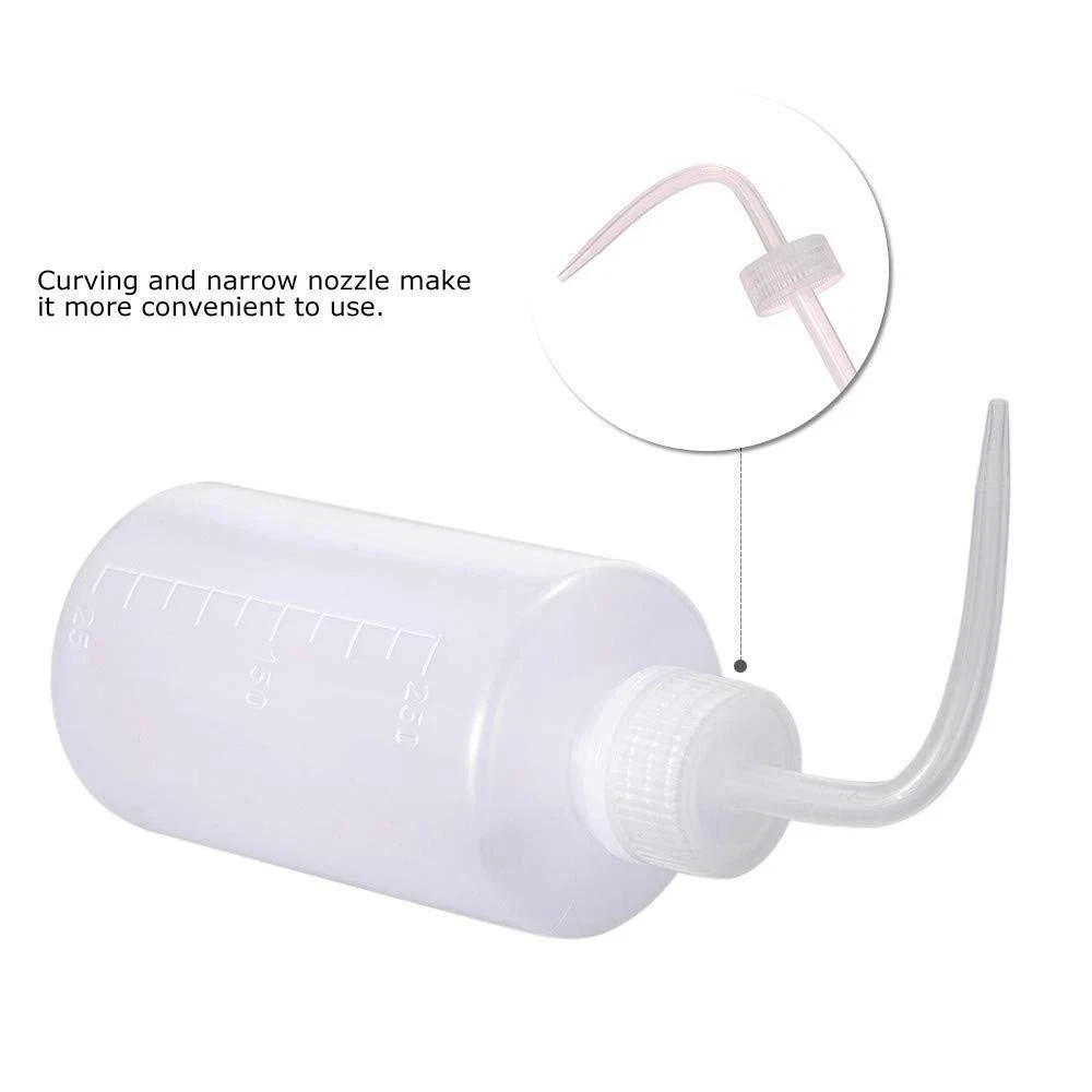 2pcs Wash Bottle 250ml/8oz, Safety Bottles, Squeeze, Plastic | Ebay image 3