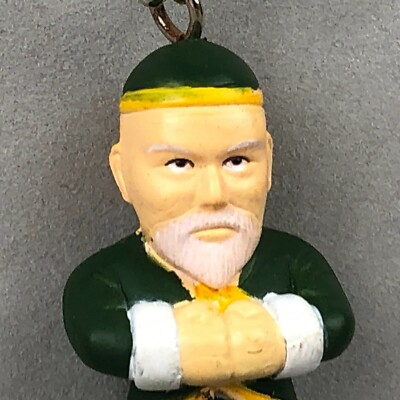 VERY RARE Vintage Namco Tekken Wang Jinrei Mascot Keychain Anime
