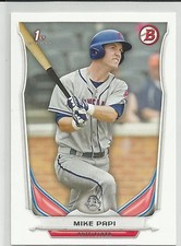 Mike Papi Cleveland Indians 2014 Bowman Draft Card