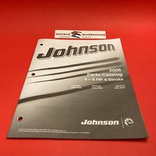 NOS OEM 2006 Johnson J4R4SDA J5R4SDA J6R4SDC 4-6 HP 4-Stroke Parts Catalog 
