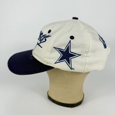 Casquette Vintage Carolina Panthers - Drew Pearson, Blanche, Logo Géant, Ajustable