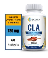 CLA - Conjugated Linoleic Acid  Stim-Free Weight Loss & Fat Burner, Lean Muscle