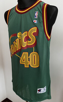 Vintage Shawn Kemp #40 Champion Seattle Super Sonics NBA