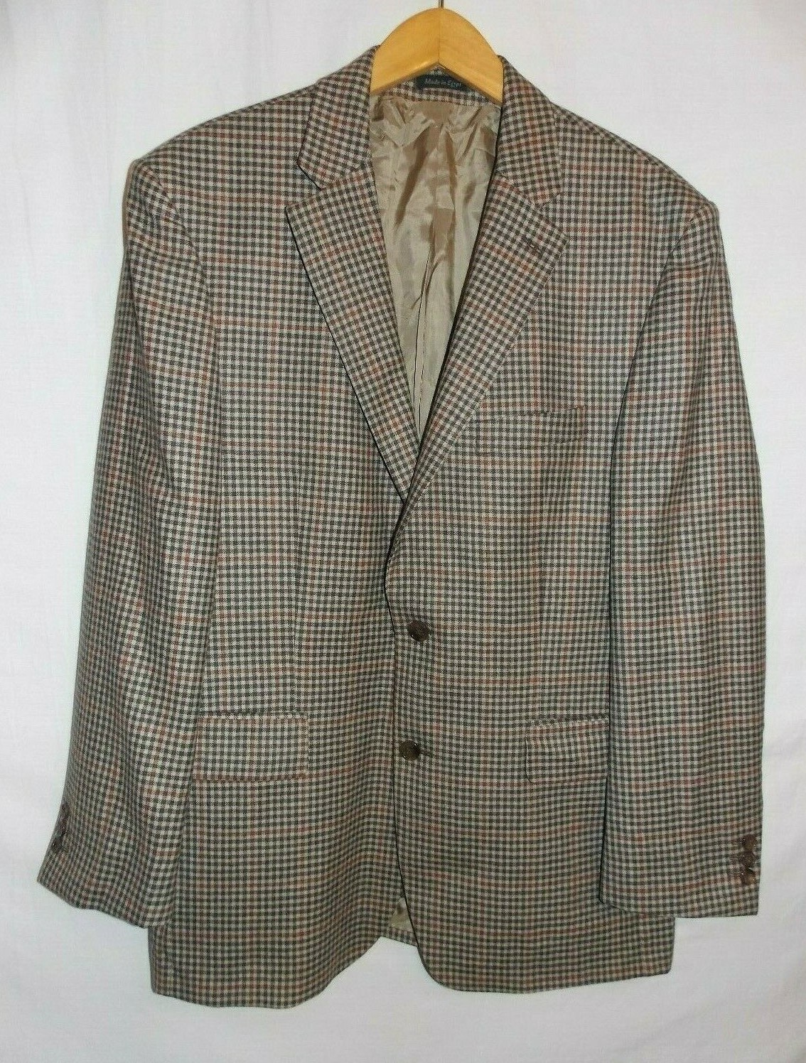 FILA Giacca tuta Alexandre Savile Row London design a quadri UK circonferenza petto 42 euro 52