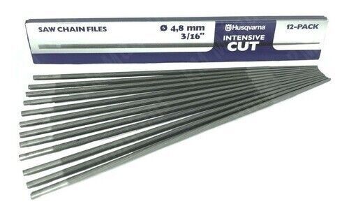 Husqvarna INTENSIVE CUT Saw Chain Round Files - 12 Pack | eBay