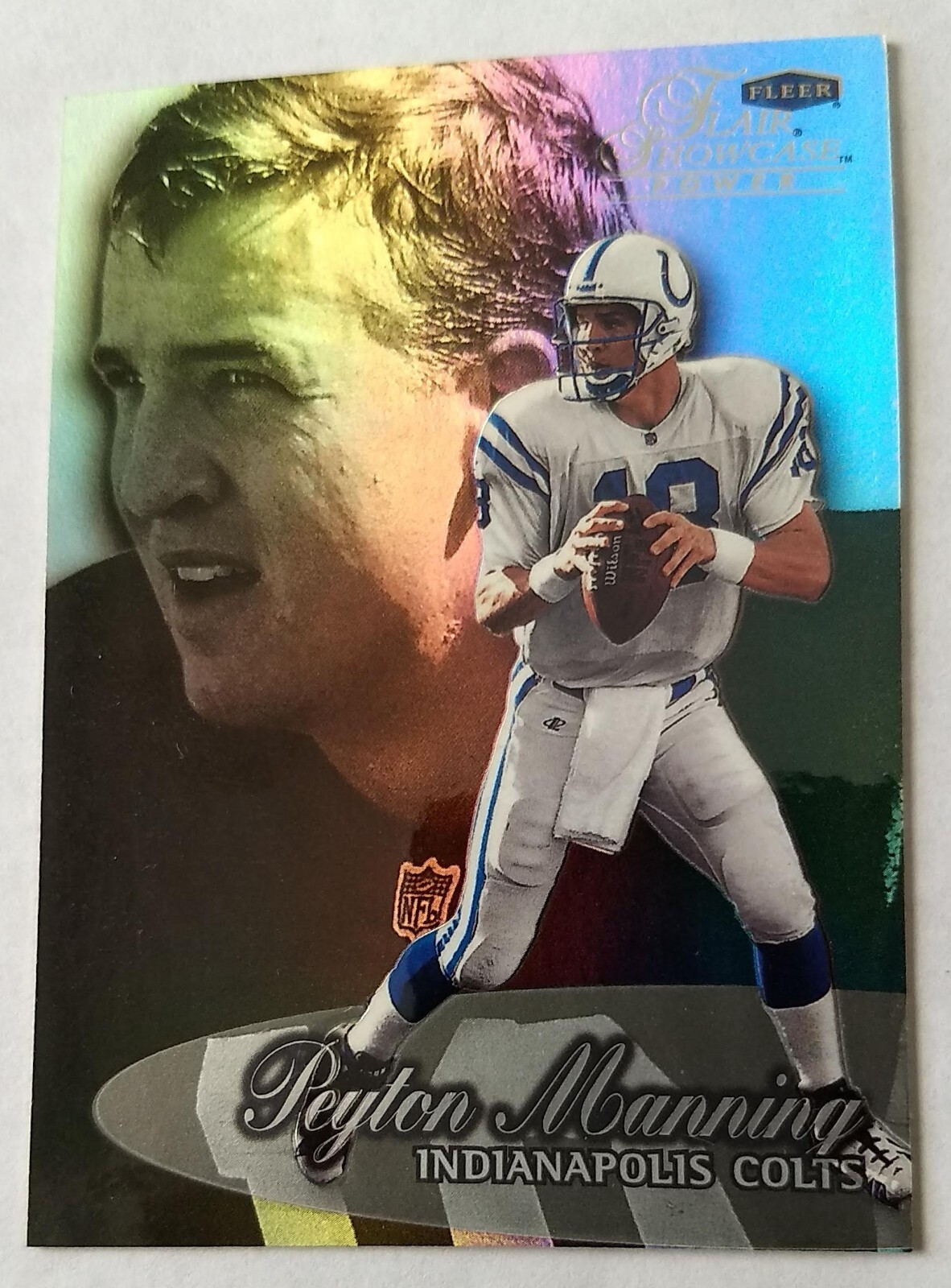 PEYTON MANNING, 1999 FLAIR SHOWCASE POWER #ROW 1