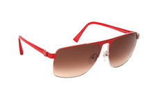 OCCHIALI DA SOLE UOMO LOUIS VUITTON HANDMAID SQUARE KNOWLTON Z0060U ROSSO usati