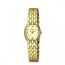 Pulsar PC3084 Womens Quartz Gold-Tone Wristwatch MSRP $100!