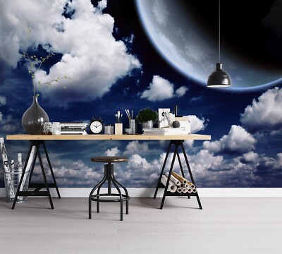 3D Cloud Sky Planet 1317 Wallpaper Mural Paper Wall Print Indoor Murals CA Coco