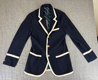 Rowing Blazers x Target Blazer Jacket Men s S Navy Blue Gold Buttons Preppy NWT