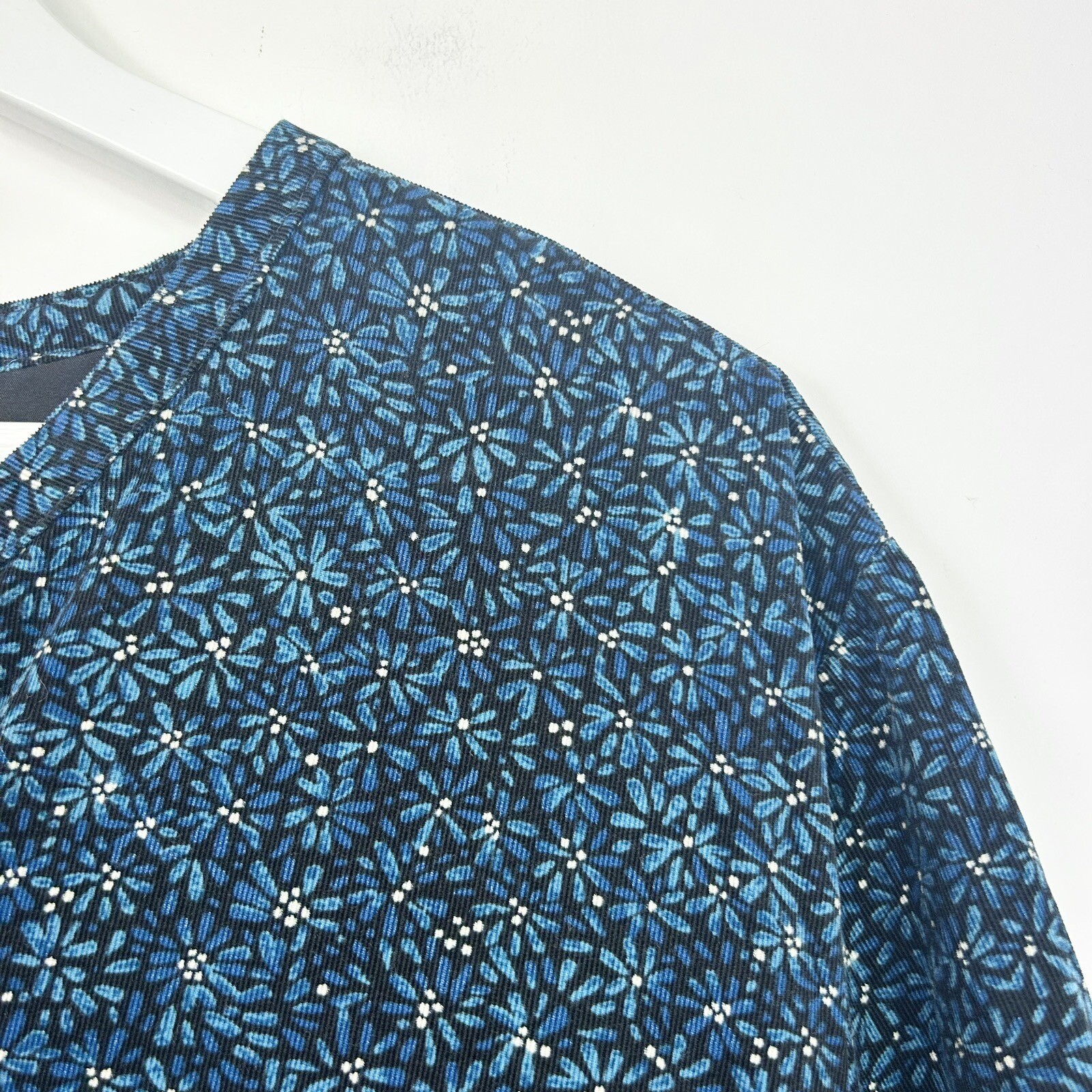 Seasalt Merrose Corduroy Midi Dress Plus Size 2628 Black Blue Floral RRP £85 eBay