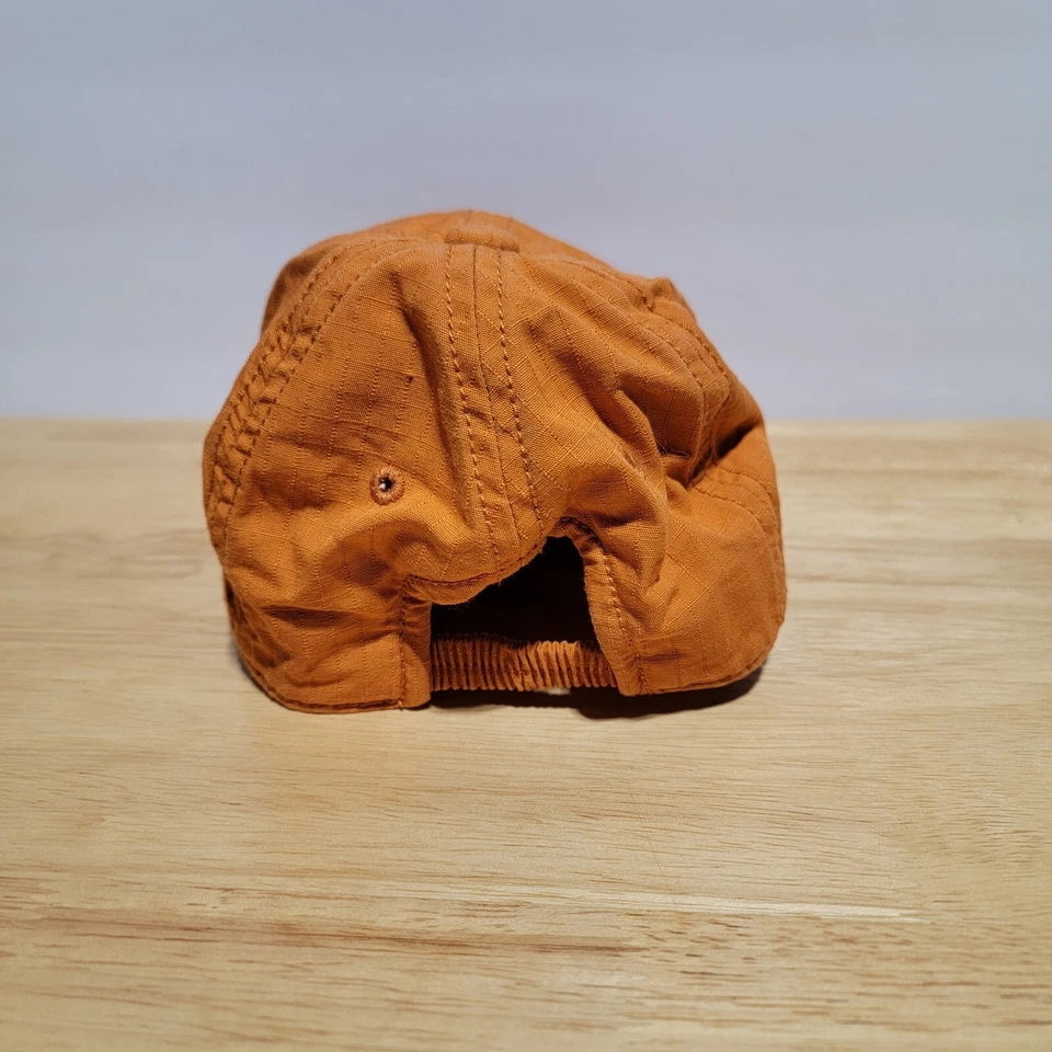 Gymboree Boys Size 0-12 Months Mr Tuff Guy Rhino Baseball Hat Cap Orange - Image 3 of 4
