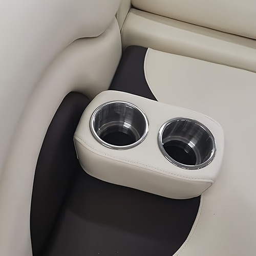 1PCS Portable Car Boat RV Double Cup Holder Stainless Steel Drink Bottle Holders - Bild 3 von 8
