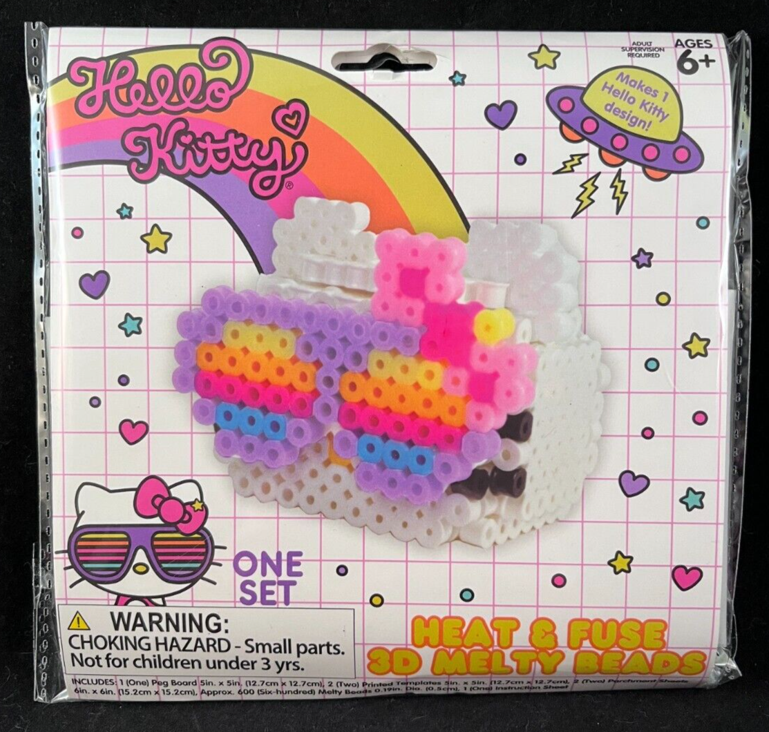 Hello Kitty 3d Perler Patterns Perler Beads 3D Hello Kitty Bow