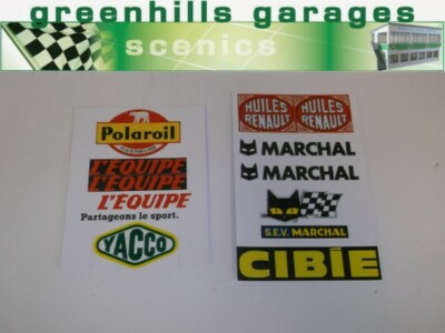 Greenhills Vintage French Circuit Sponsor Labels 1:43 - NEU - MACC695