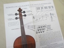 cool original 1933 School Of Music NYC violin lessons illustrated promo