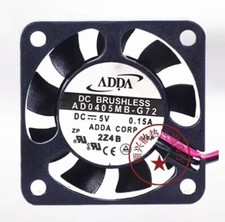 ADDA AD0405MB-G72 4010 DC5V 0.15A 4CM 3-Wire Silent Cooling Fan