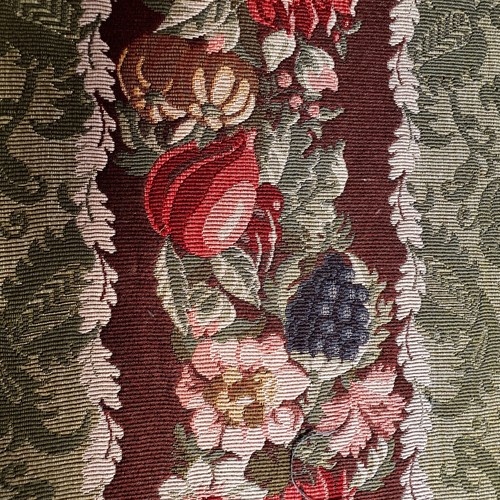 Scalamandre Colony Italian Linen Tapestry “Cornucopia” Fabric By The Yard A003 - Picture 3 of 6