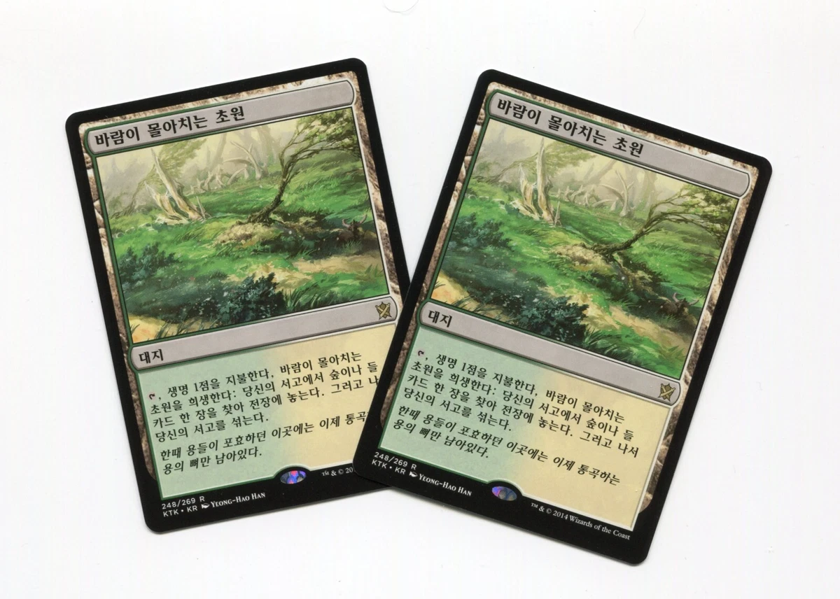 MTG 1X Windswept Heath Khans of Tarkir Rare NM Korean