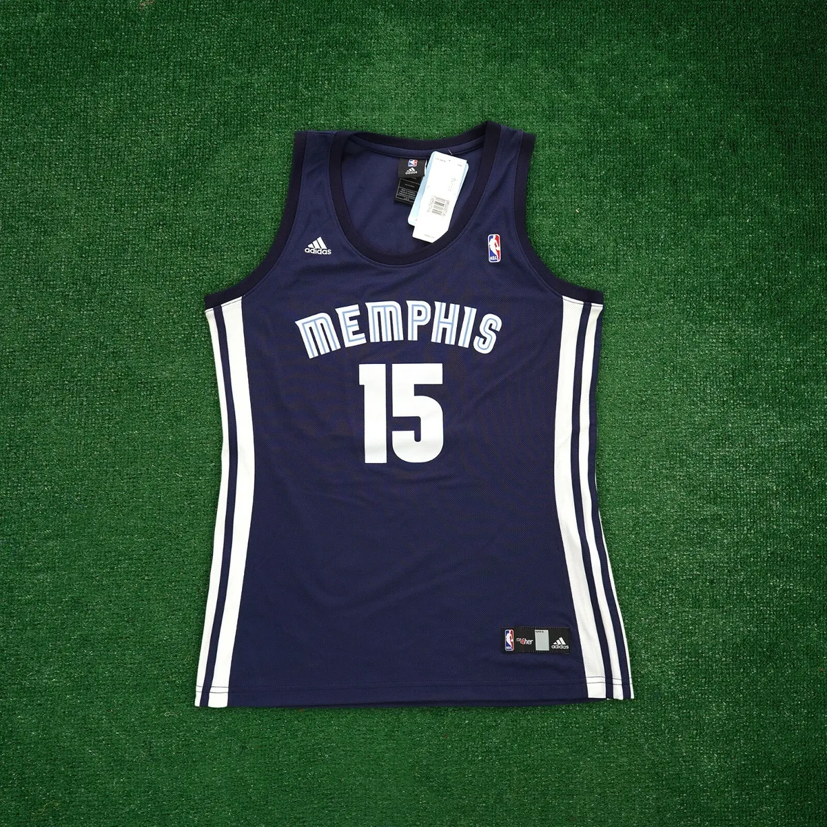 Adidas Vince Carter Memphis Grizzlies NBA Women's Navy Blue Replica Jersey