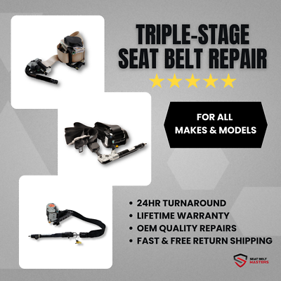 #ad SEAT BELT REPAIR SERVICE FOR BMW TRIPLE STAGE AFTER ACCIDENT $114.97
