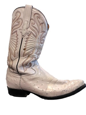 Botas Jaca Men Leather Western Cowboy Boots Size 27/8 Mexico  display picture 3
