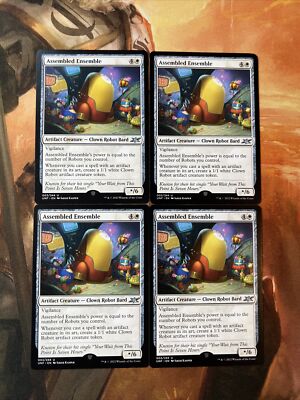 4x Assembled Ensemble MTG Unfinity NM Magic Regular