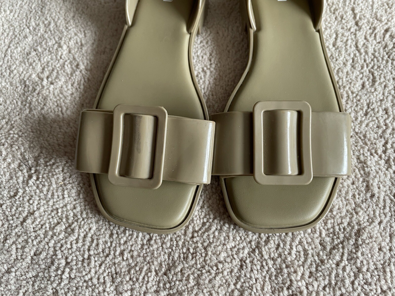 Melissa Aurora Brown Slingback Bukle Bow Sandals Sz 7 INSTITUTO