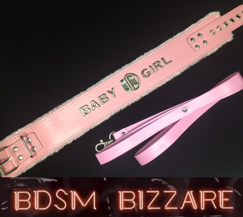 Bondage Collar Neck Cuff Restraint BDSM Sexy Fetish Sissy Slut Slave Hotwife - Picture 3 of 4
