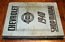 1940 Chevy Chevrolet Car Truck Service Shop Manual Deluxe Master Special Ka Kb