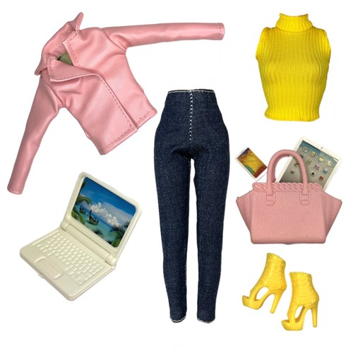 Eledoll Fashion Pack Clothes Set for 12 inch Doll IT Tech Savvy Girl - Picture 2 of 2