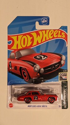 2023 Hot Wheels 1955 Mercedes-Benz 300 SL #27/250 (Red) Retro