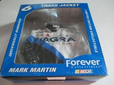 NIB Numbered Mark Martin Collectible Forever Track Jacket Replica Statue 8 x 8