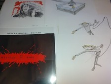 Observational Hazard animation cel production art  MAIN TITLE cartoons movie i12