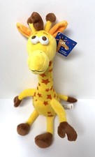 Toys R Us Happy Birthday Geoffrey Giraffe 2015 17" Yellow Plush Stuffed Toy NWT