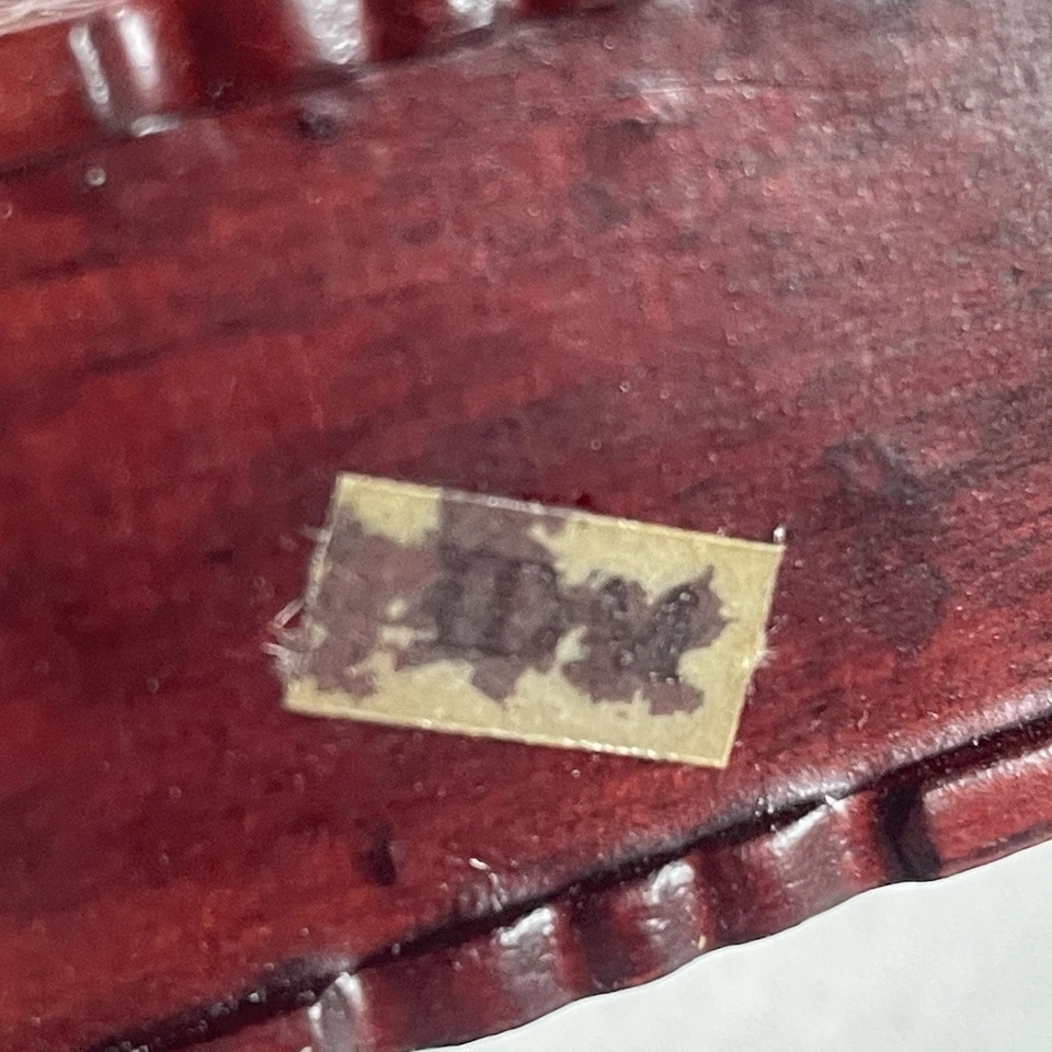 Artisan Made Dollhouse Miniature 1:24 Bedroom Set Bed Dresser Chest Curtain Rug - Image 4 of 4