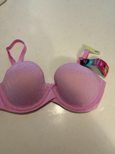 Maidenform T-Shirt convertibel straps, pink, 34B, new with tags DM7543