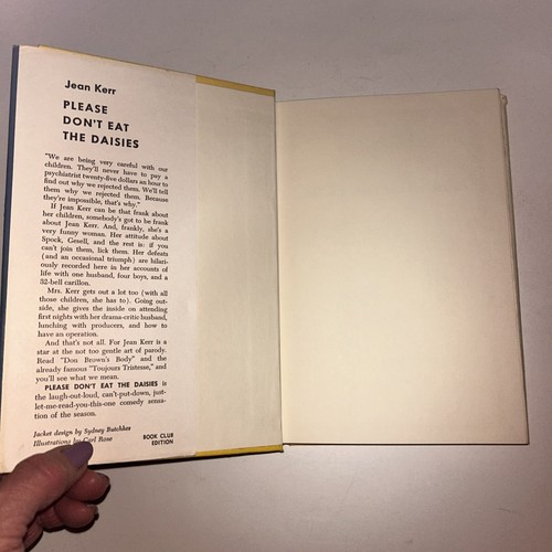 Vintage - Please Don't Eat The Daisies - Hardcover Book By Jean Kerr 1957 - Picture 10 of 14